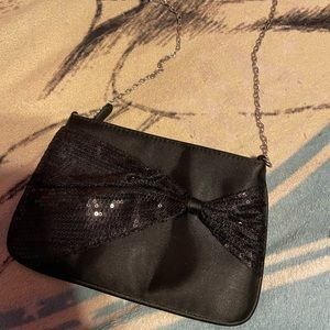 Small black handbag